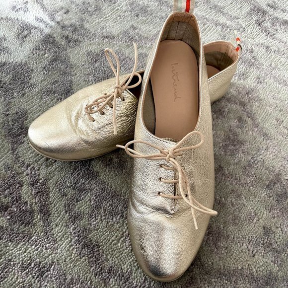 Intrend Leather Gold Ballet Flats US7.5 - Picture 9 of 10